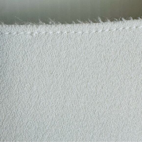 MSGM Cady Sweetheart blouse white long sleeve double crepe cady size 10 US - Picture 9 of 14